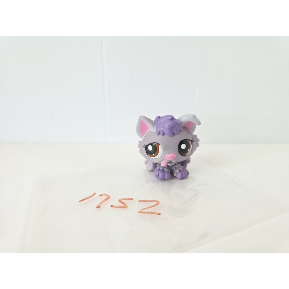 Littlest Pet Shop figure dog 1752 purple husky
